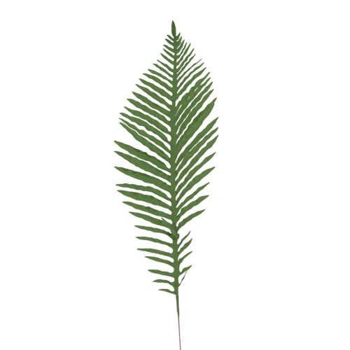 Sztuczna plastikowa paproć w kolorze zielonym 72 cm