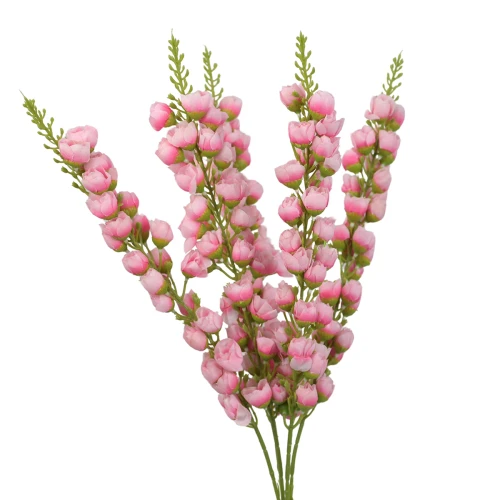 Sztuczny bukiet jabłoni x5 w kolorze różowym 58 cm