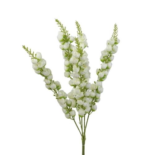 Sztuczny bukiet jabłoni x5 w kolorze białym 58 cm