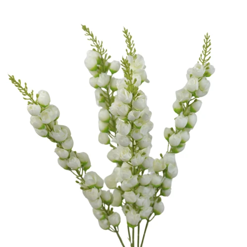 Sztuczny bukiet jabłoni x5 w kolorze białym 58 cm