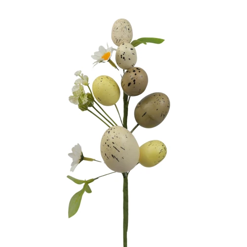 Sztuczny pik mix jajek w kolorze biało/brązowym 34 cm