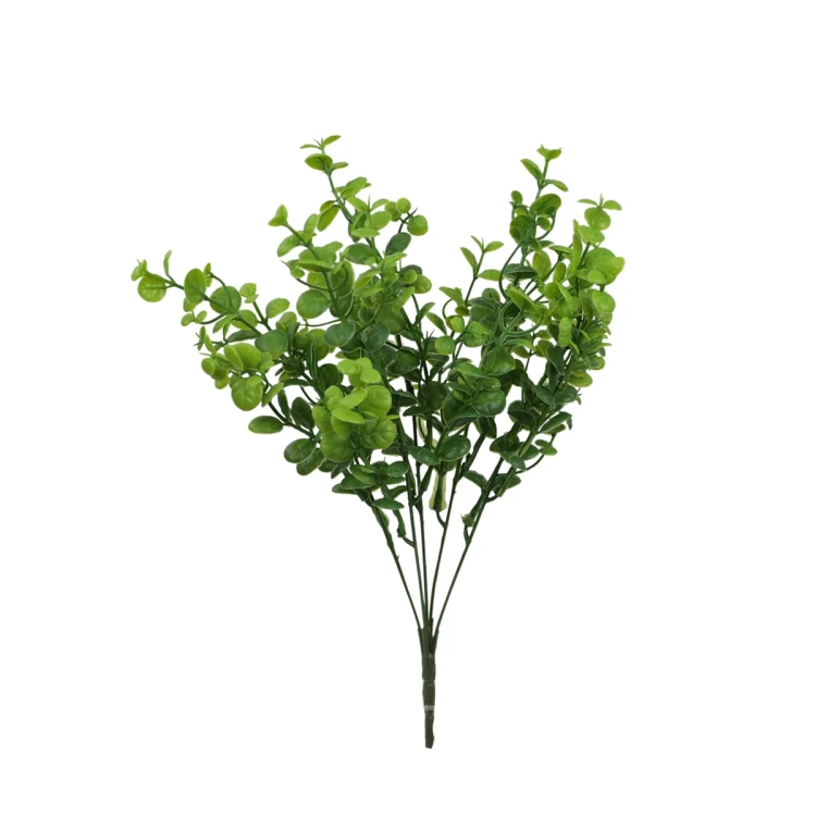 Sztuczny bukiecik bukszpan w kolorze zielonym 34 cm
