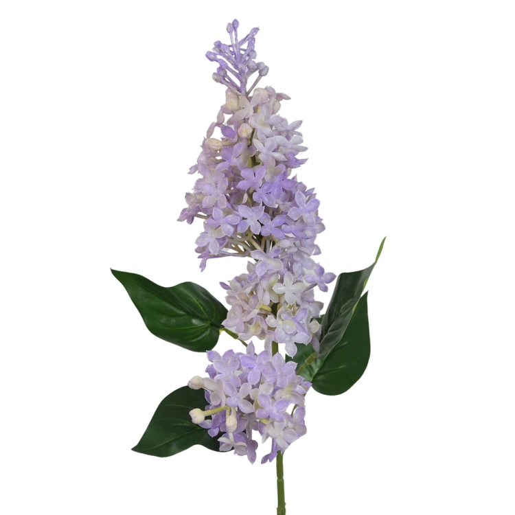 Sztuczny gumowy bez x2 w kolorze jasno fioletowym 72 cm