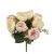 Sztuczny bukiet róży x 8 z dodatkami w kolorze jasnym różu 40 cm