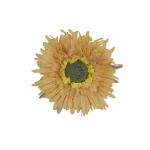 Kwiat sztuczny aster w kolorze brudnym żółtym 6 cm
