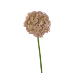 Sztuczny pojedynczy czosnek w kolorze różowo/zielonym 90 cm