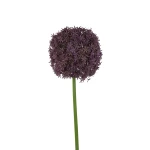 Sztuczny pojedynczy czosnek w kolorze fioletowym 90 cm