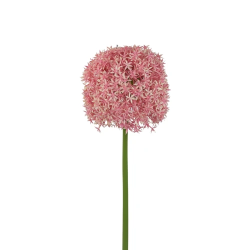 Sztuczny pojedynczy czosnek w kolorze różowym 90 cm