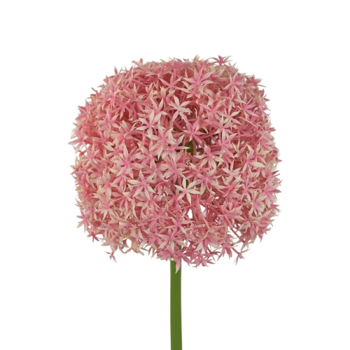 Sztuczny pojedynczy czosnek w kolorze różowym 90 cm