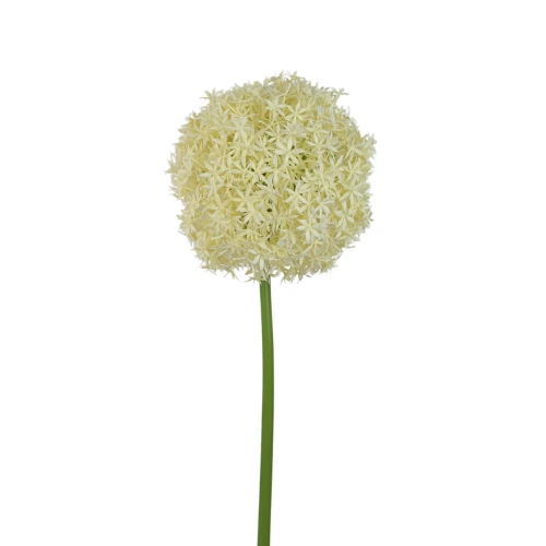 Sztuczny pojedynczy czosnek w kolorze kremowym 90 cm