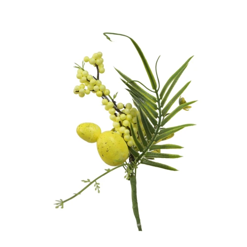 Sztuczny pojedynczy czosnek w kolorze kremowym 90 cm