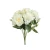 Sztuczny bukiet piwonii x5 w kolorze kremowym 50 cm