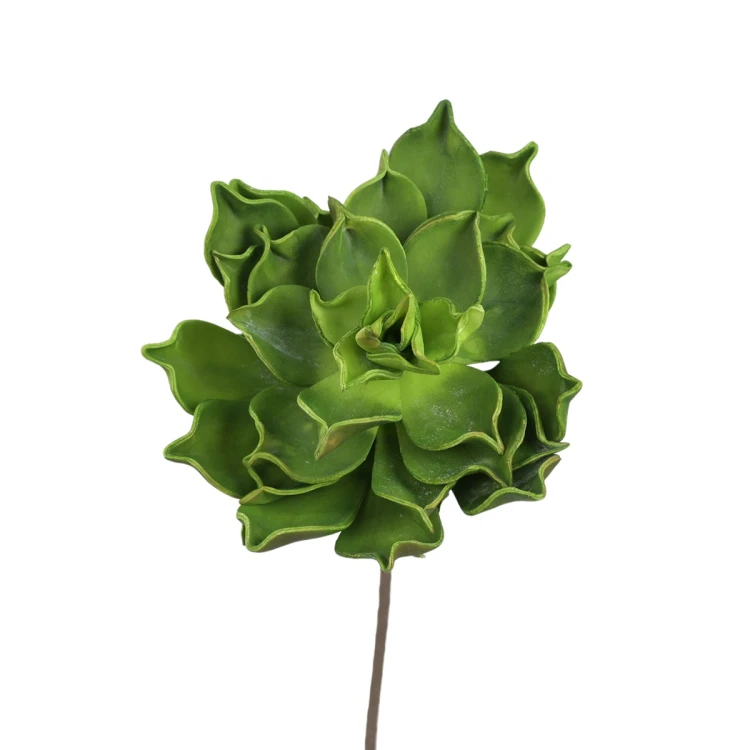 Sztuczny kwiat piankowy w kolorze zielonym 76 cm