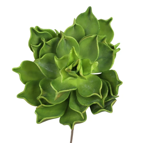 Sztuczny kwiat piankowy w kolorze zielonym 76 cm