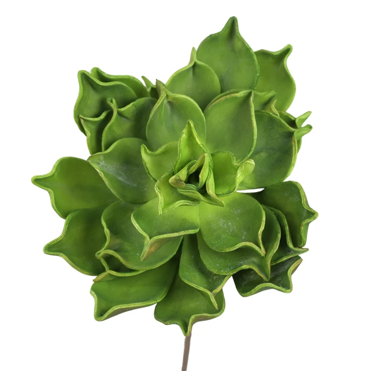 Sztuczny kwiat piankowy w kolorze zielonym 76 cm