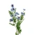 Kwiat sztuczny gałązka marcinków w kolorze jasno niebieskim 84 cm