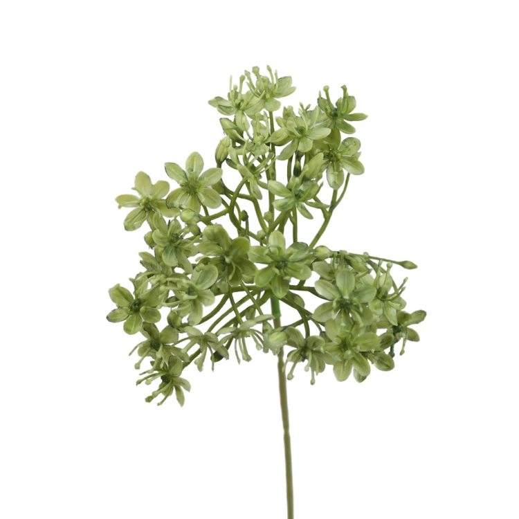 Sztuczny czosnek na piku w kolorze zielonym 42 cm