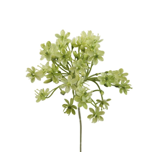 Sztuczny czosnek na piku w kolorze biało/zielonym 42 cm