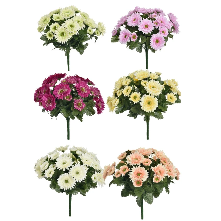 Karton bukietów gerbery mix kolorów 44 cm
