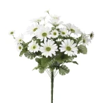 Sztuczny bukiet rumianek w kolorze białym 44 cm