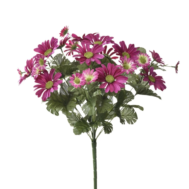 Sztuczny bukiet rumianek w kolorze fuksji 44 cm