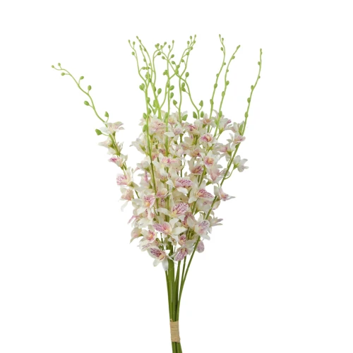 Sztuczny storczyk tajlandzki w kolorze biało/fuksjiowym 72 cm