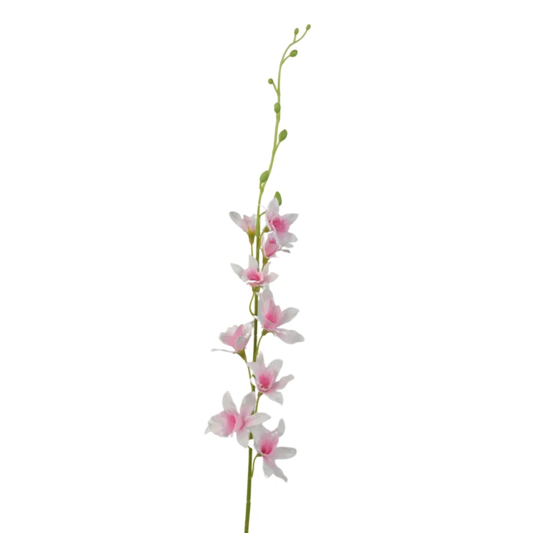 Sztuczny storczyk tajlandzki w kolorze jasno różowym 72 cm
