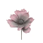 Sztuczna magnolia piankowa na piku w kolorze brudnym różu 30 cm