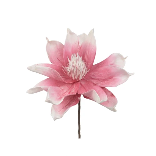 Sztuczna magnolia piankowa na piku w kolorze różowym 30 cm