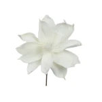 Sztuczna magnolia piankowa na piku w kolorze białym 30 cm