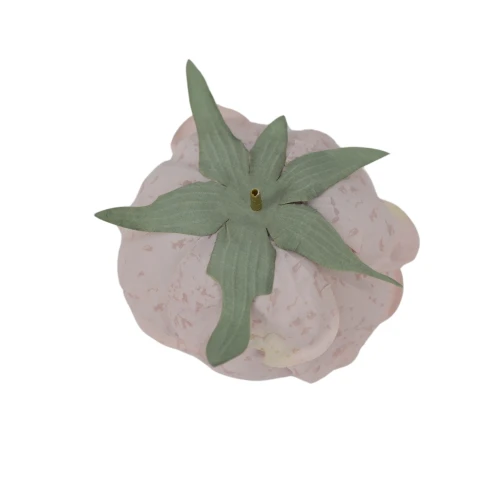 Sztuczna piwonia podsuszana w kolorze różowym 9 cm