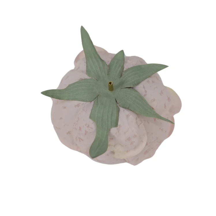 Sztuczna piwonia podsuszana w kolorze różowym 9 cm