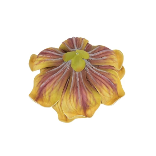 Sztuczna magnolia piankowa w kolorze brązowo/żółtym 18 cm
