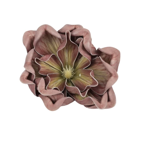 Sztuczna magnolia piankowa w kolorze brązowo/zielonym 18 cm