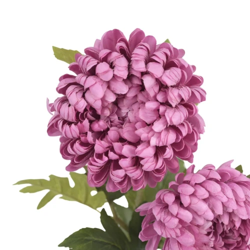 Sztuczna chryzantema okrągła w kolorze fioletowym 95 cm
