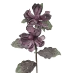 Sztuczna magnolia piankowa x2 w kolorze fioletowym 110 cm