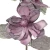 Sztuczna magnolia piankowa x2 w kolorze fioletowym 110 cm