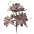 Sztuczna magnolia piankowa x3 w kolorze bordowym 88 cm
