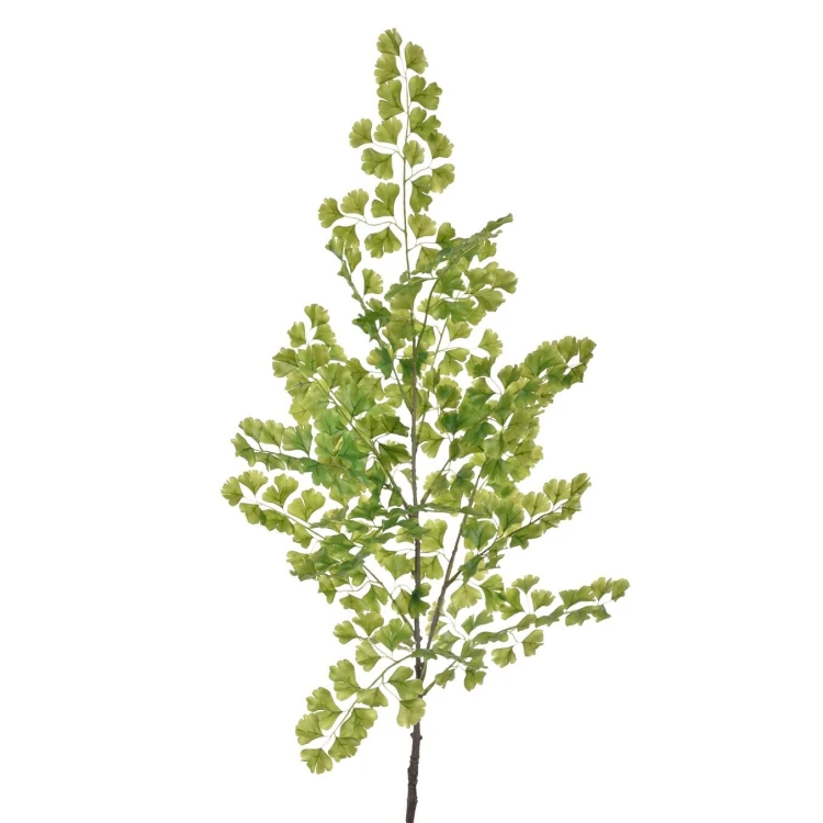 Sztuczna gałązka miłorzębu w kolorze zielonym 120 cm
