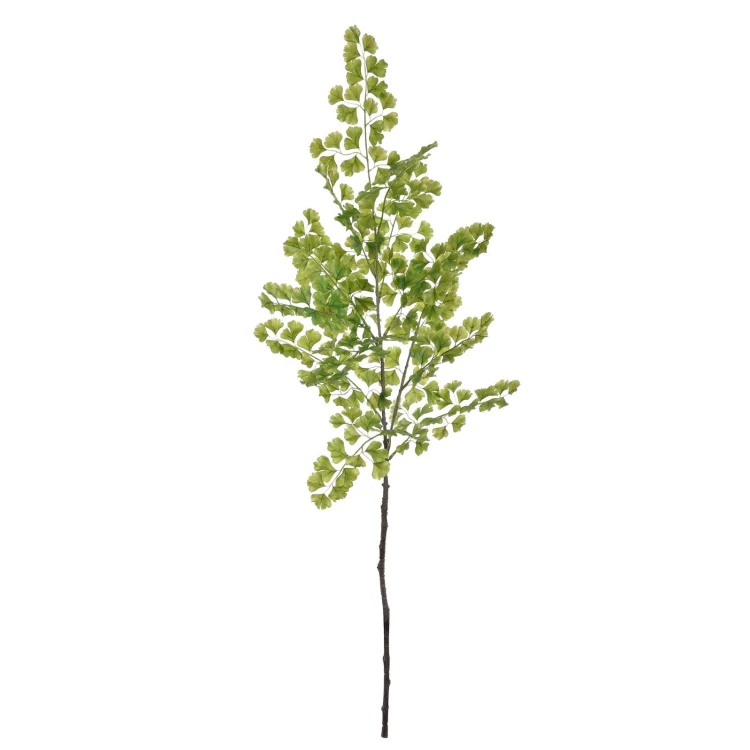 Sztuczna gałązka miłorzębu w kolorze zielonym 120 cm