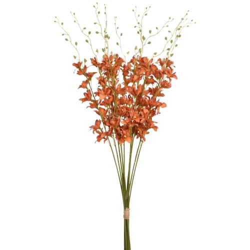 Sztuczny storczyk tajlandzki w kolorze miodowym 72 cm