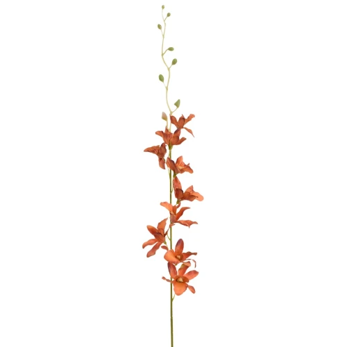 Sztuczny storczyk tajlandzki w kolorze miodowym 72 cm
