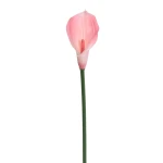 Sztuczny kwiat kalii gumowy w kolorze jasno różowym 70 cm