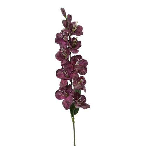 Sztuczny gumowany mieczyk w kolorze fuksji 90 cm