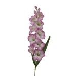 Sztuczny gumowany mieczyk w kolorze różowo/białym 90 cm