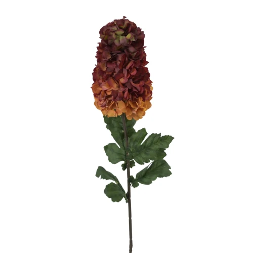 Sztuczna hortensja bukietowa w kolorze czerwonym 94 cm