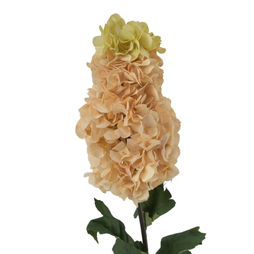 Sztuczna hortensja bukietowa w kolorze brzoskwiniowym 94 cm