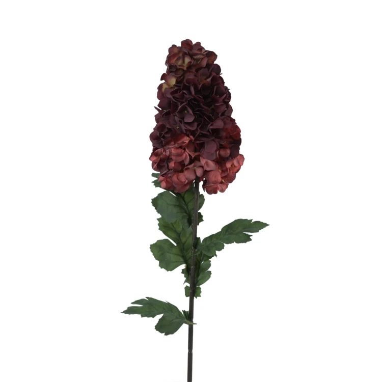 Sztuczna hortensja bukietowa w kolorze bordowym 94 cm