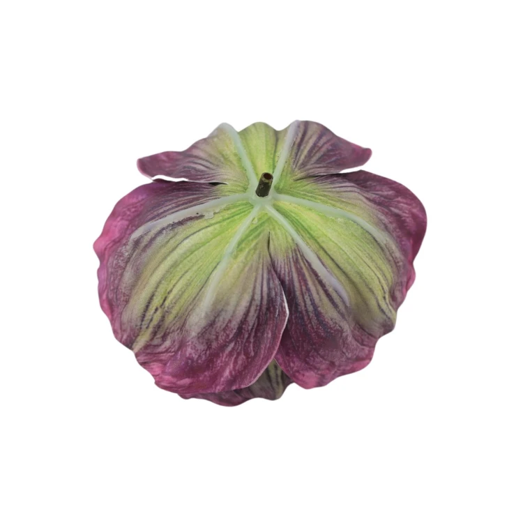 Sztuczny mak piankowy w kolorze fuksji 12 cm