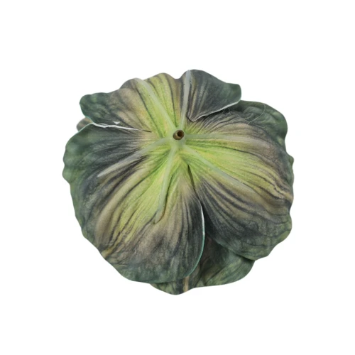 Sztuczny mak piankowy w kolorze zielonym 12 cm